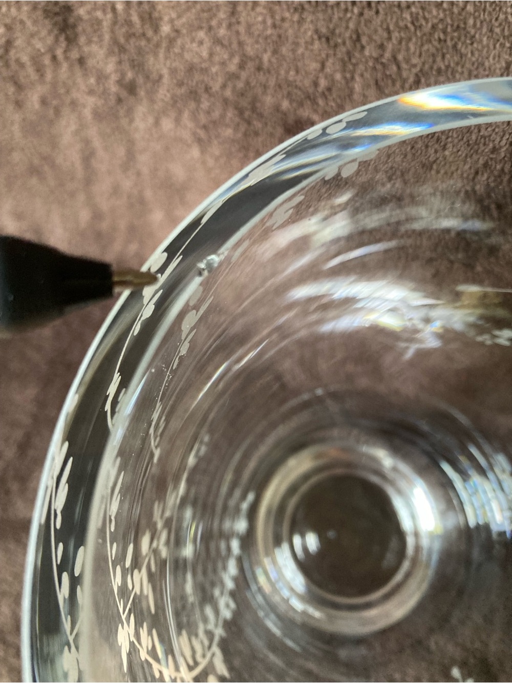 Kate Spade New York Gardner Street Bouquet Vase 8.5” Clear Floral Lenox - Picture 7 of 9